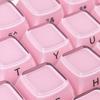 Jelly Texture Keycaps Set: Side-Engraved MDA Profile, 132 Keys, Transparent Outer Layer, Solid Color Inner Layer