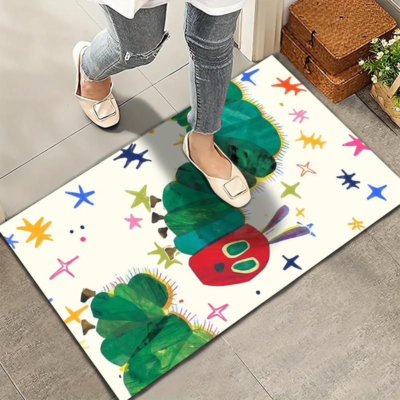 Very Hungry Caterpillar Carpet Rug for Living Room Bedroom Home Sofa Decoration,Kids play Nonslip Floor Mat