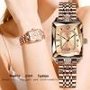Luxury Women's Versatile Fashion Watch with Steel Band and Diamond Inlay - Hot Selling