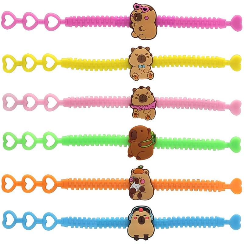 New Capybara Birthday Decoration Capybara Tableware Party Balloons Cups Plate Kit Banner Backdrop Cartoon Deco Supplies Set