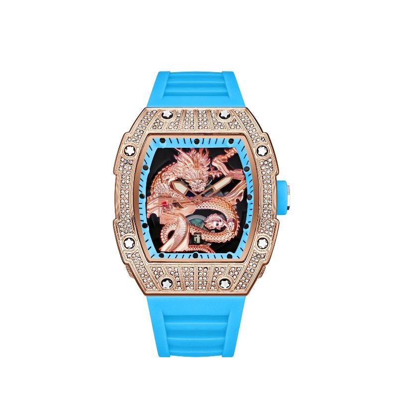 Dial Men's Watch Richard Series National Tide Wind Great Wall Dragon Luminous Calendar Student Watch Quartz Men's