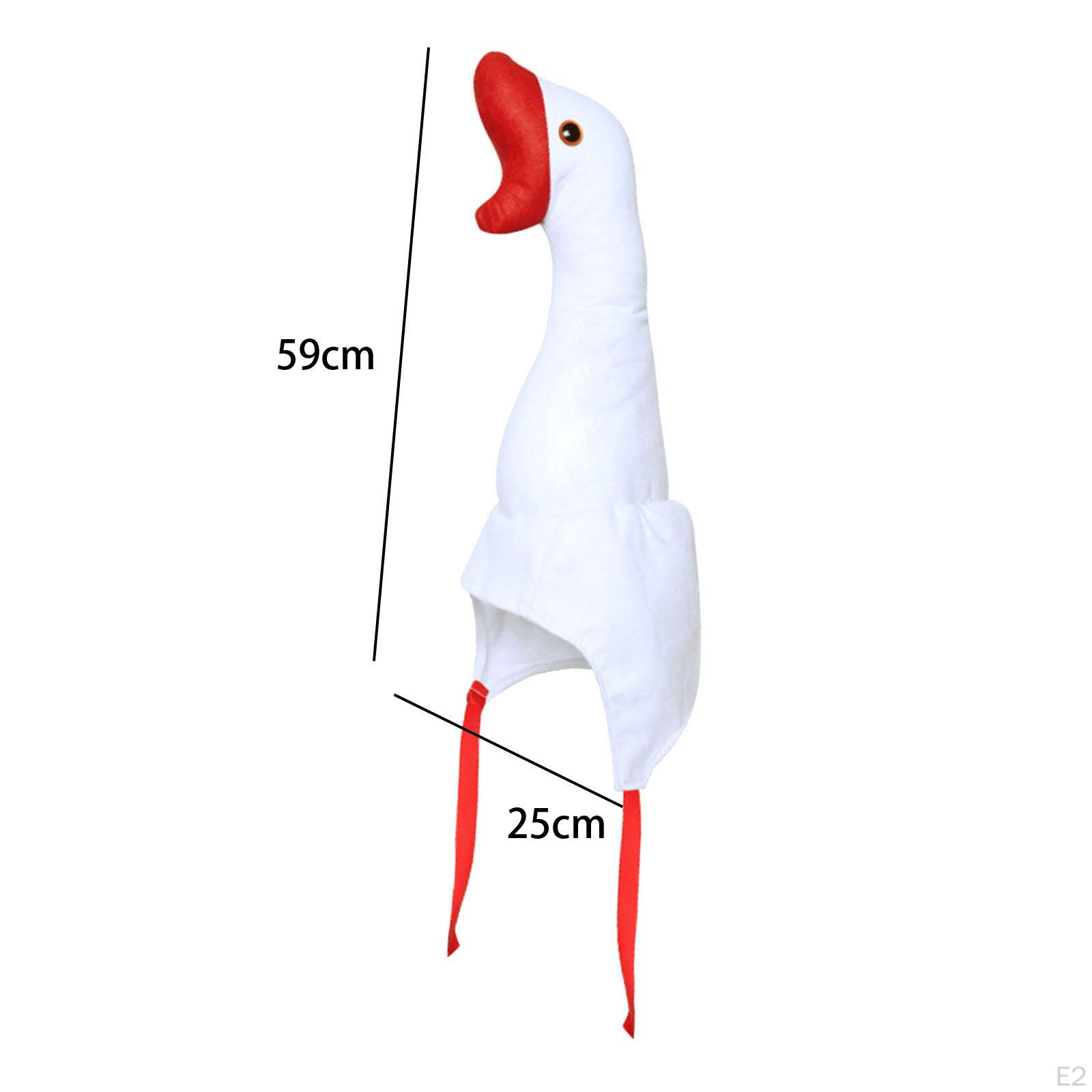 Гусь шляпа головной убор реквизит для фотосессии женский милый декор костюм плюшевое — фото 2