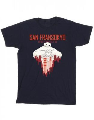 Tricou Big Hero 6 Baymax San Fransokyo Heart pentru băieți