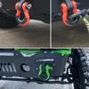 Universal Anti-Rust Bow Shackle 3/4" 5/8" D-Ring Shackle with Isolator & Washers