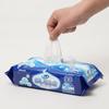 Wet Wipes for Adults, 90 Sheets, Thin, Large Size, Non-Flushable, WS5105
