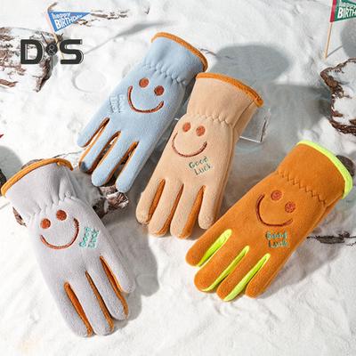 Kids Ski Gloves Winter Windproof Thermal Snow Gloves Cartoon Fleece Warm Mitten for Boys Girls Skiing Snowboard Cycling