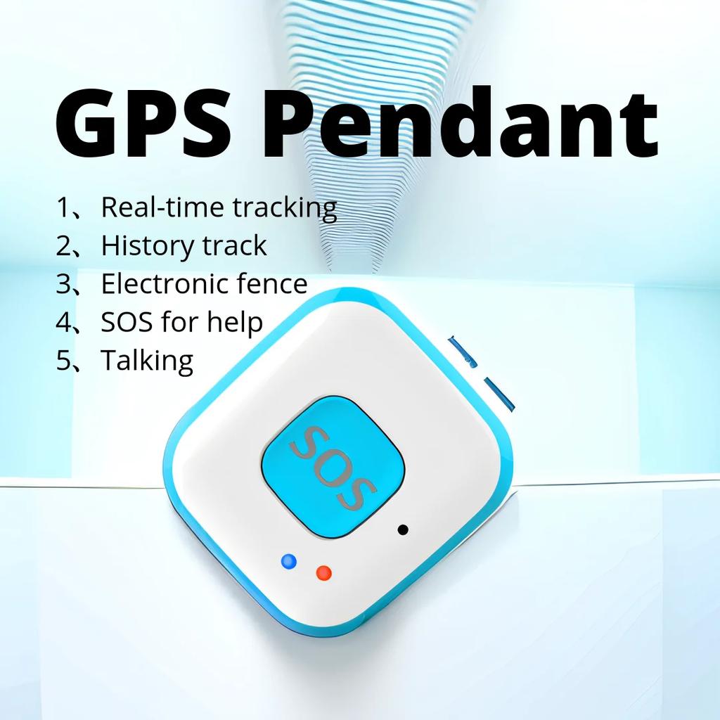 Pendant Locator SOS SOS Fall MINI Alarm GPS Positioning Tracker