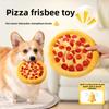 Dog Biting Sound Toy, Fun Pizza, BB Barking Interactive Training, Tear-resistant Pet Teeth Grinding Toy