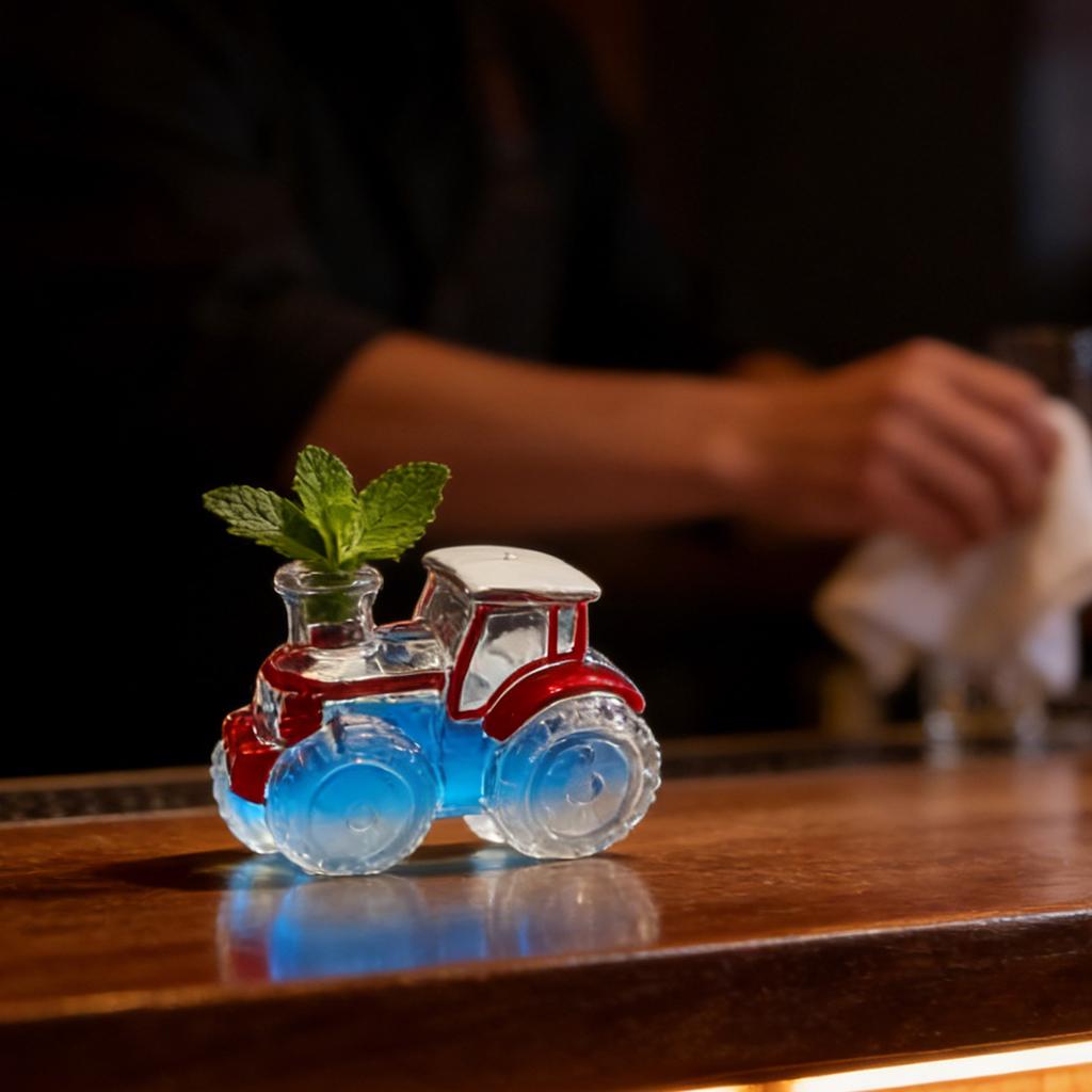 300ml Vintage Dekanter, Dekorierte Whiskeyflasche, Geländewagen-Design, Klarglasflasche Bar Dekoration