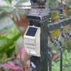 Solar Powered Stainless Steel Motion Sensor Outdoor Wall Lamp