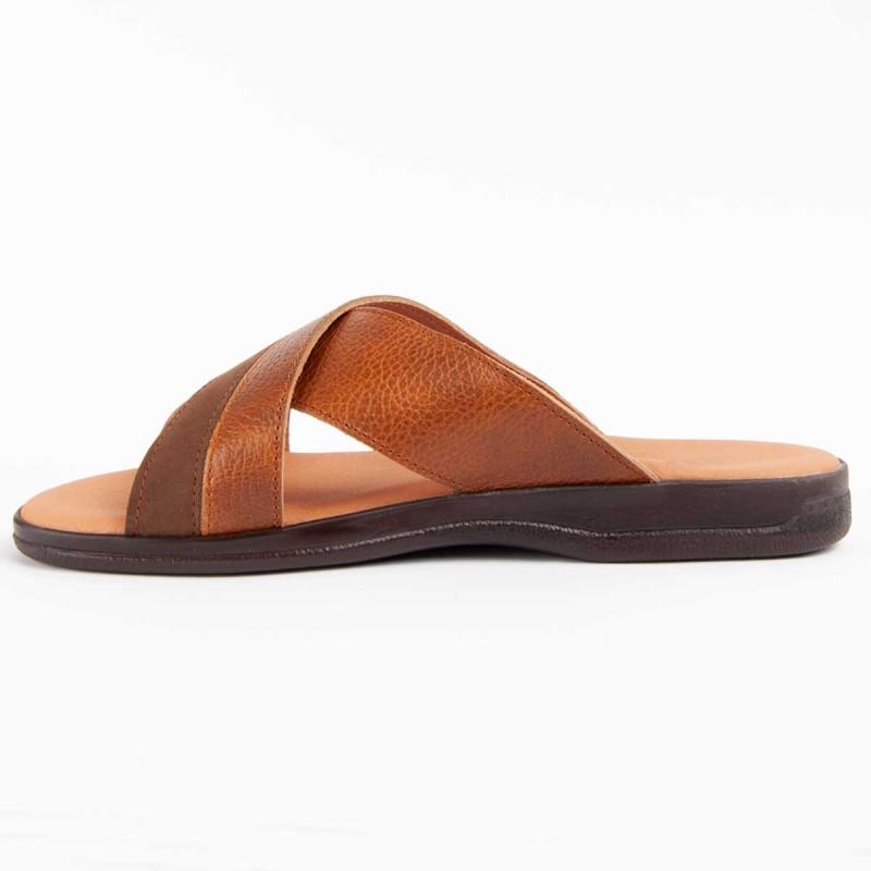 Sandalia De Piel Para Hombre. Purapiel Beira 102719