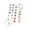 Weihnachts-Countdown-Armband Blind Box 22 Perlen 2 Ketten DIY Schmuckherstellungs-Set Geschenk für Kinder
