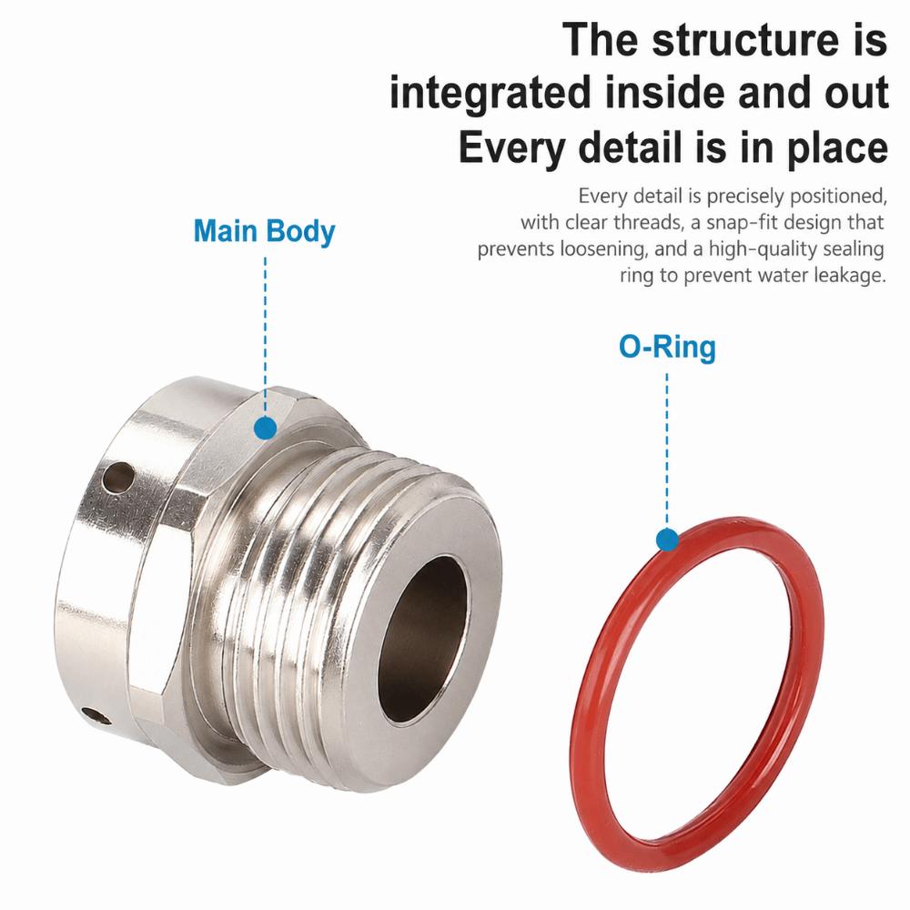 Nickel Plated Vent Plug Brass Pressure Balance Plug Durable Safety Relief Valve