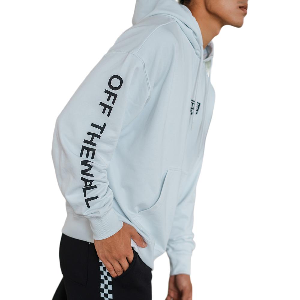 Vans FW22 Logo-Print Kapuzenpullover mit Kordelzug Unisex Kapuzenpullover Weiß VN00090UWHT