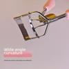 Portable Long-Lasting Wide-Angle Stainless Steel Sunflower Eyelash Curler for Children