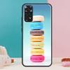 Macarons Cake Dessert Case For Xiaomi Redmi Note 14 12 11 9 10 13 Pro 9S 10S 11S 12S Redmi 13C 10C 12C 14C Cover