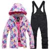 Kids' Warm Winter Ski Suit: Thickened Jacket for Boys & Girls