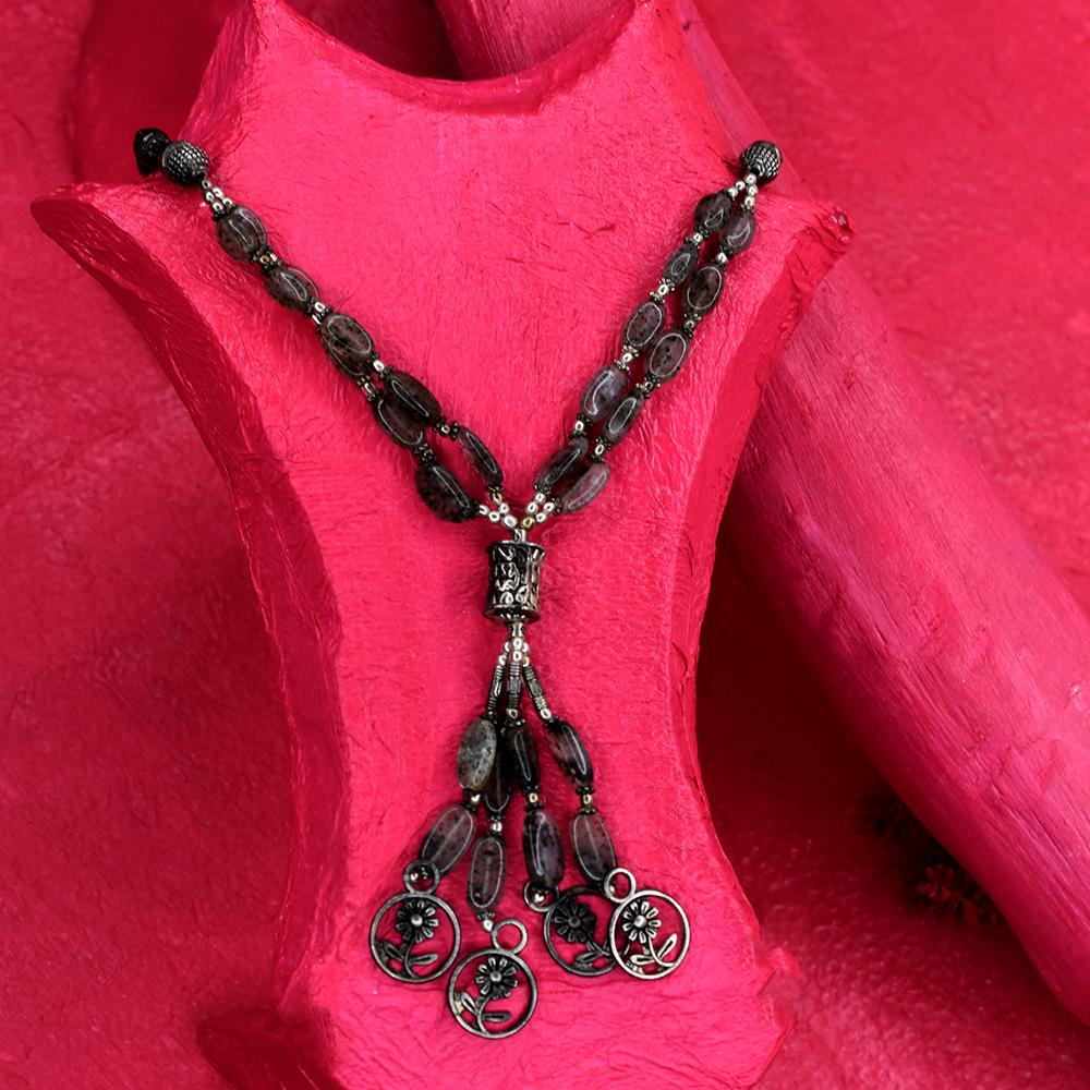 

Красиве намисто Лабрадорит 925 Срібло Стерлінгове 282 Карати Натуральне Перевірене Каміння my-435-k