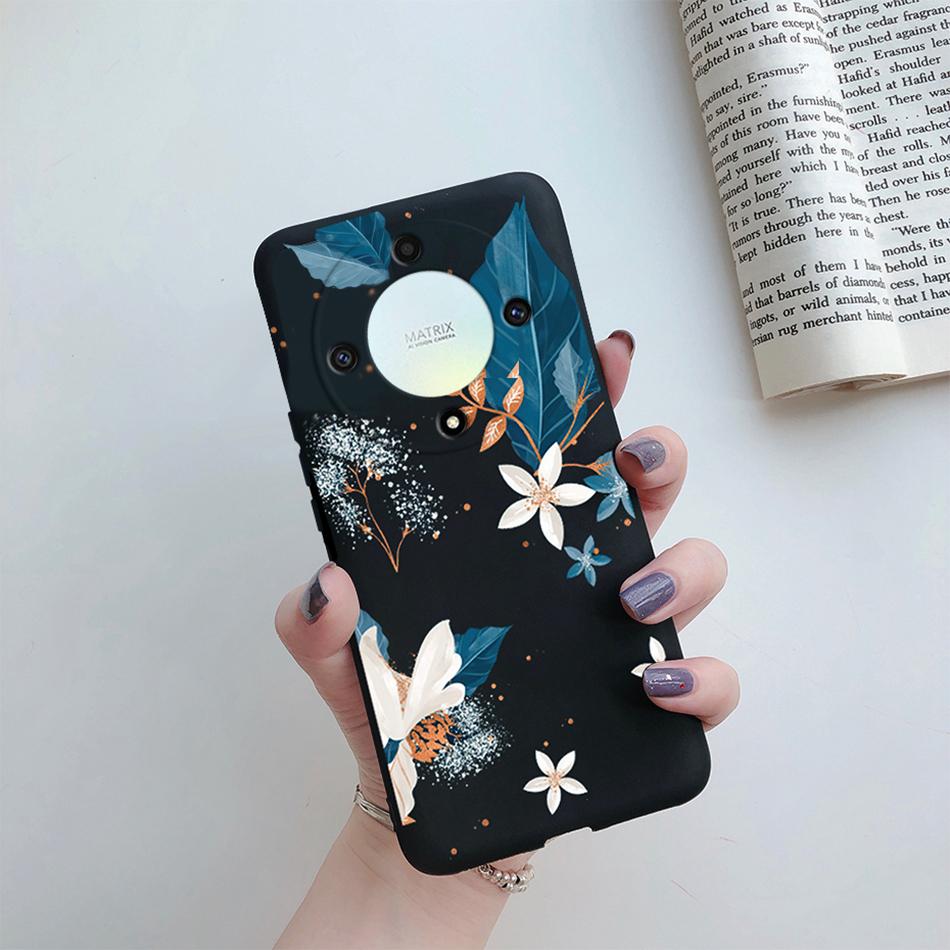 Case For Honor X9a X9b 5G Cover Silicone Soft Fashion Flower Back Shell Coque For Honor X9a X9b X9 a X 9 B 2023 Phone Case Funda