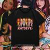Katseye Unisex Short Sleeve T Shirt Kpop Idol Print Tee For Boys Girls With Megan Daniella Manon Lara Sofia Yunchae Fan Daily