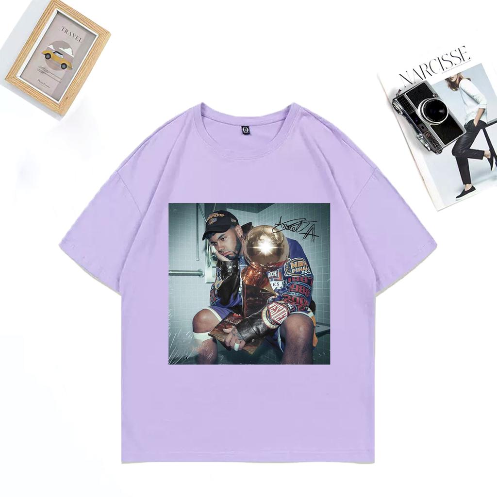 Anuel AA Graphics T Shirt Unisex WOMENs Fashion Oversized streetwear Cotton t shirts short sleeve vintage Unisex Hip Hop clothing
