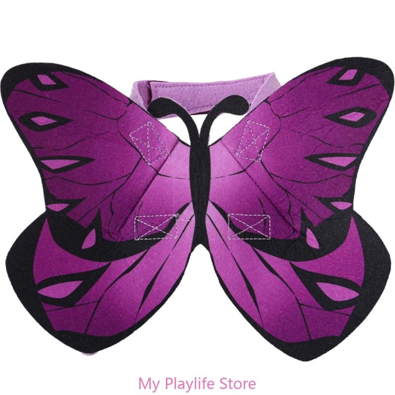 

Кошка Собака Красочная Бабочка Косплей Костюм Красивая Бабочка Мягкий Удобный Аксессуары для Костюма Одежда для Питомца фиолетовый