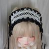 Lolita Lace Ribbon Bow Headband & Skirt Headdress