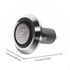 Grill Ignition Button Black Housing Spark Switch Silver Edged