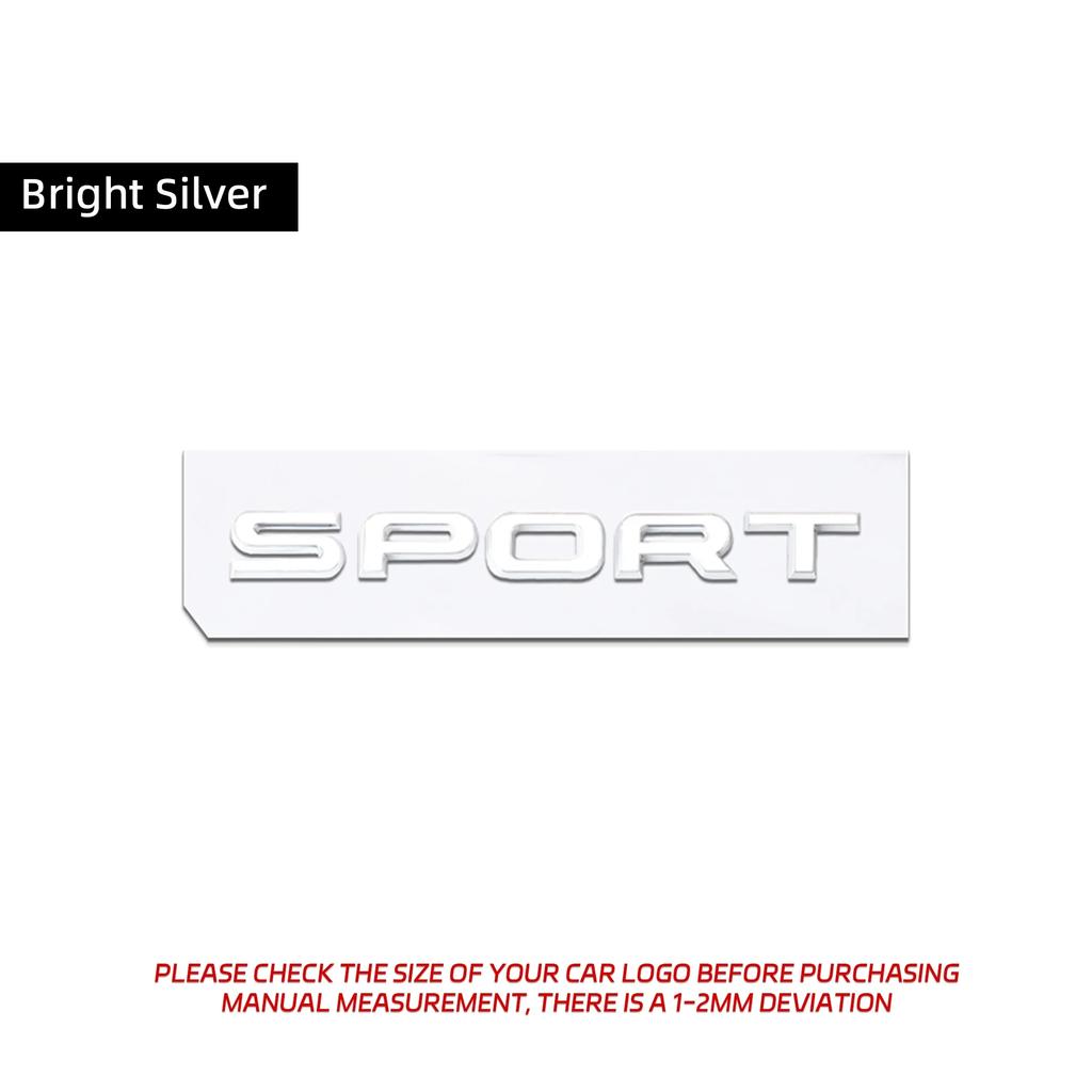 VTL1 Per Range Rover Evoque Sport HSE 1 pz Plastica ABS 3D Emblema Grande per Bagagliaio Auto Lettere Volvo Adesivo Decalcomania per Logo Range Rover