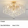 French Crystal Chandelier Modern Ceiling Lamps Luxury Living Room Lights Home Decor Items Dining Room Hotel Bedroom Room Lights