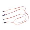 HMA76-10Pcs 10-100CM Extension Lead Wire Cable Anti-Loose 60 Core Servo For RC JR Male To Female Model Aircraft Adapter Cable