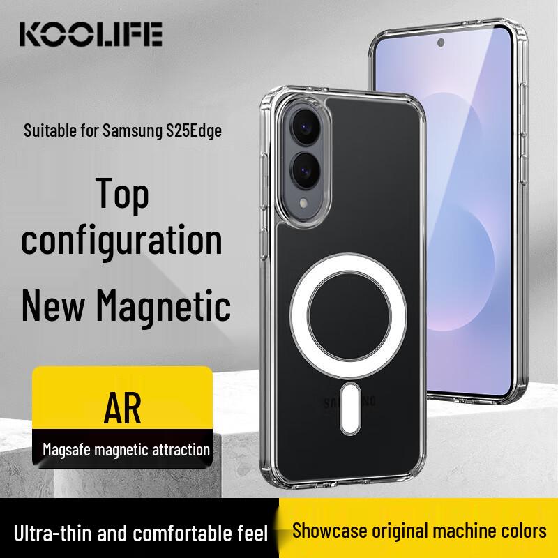 KOOLIFE Clear Anti-Drop Phone Case for Samsung Galaxy