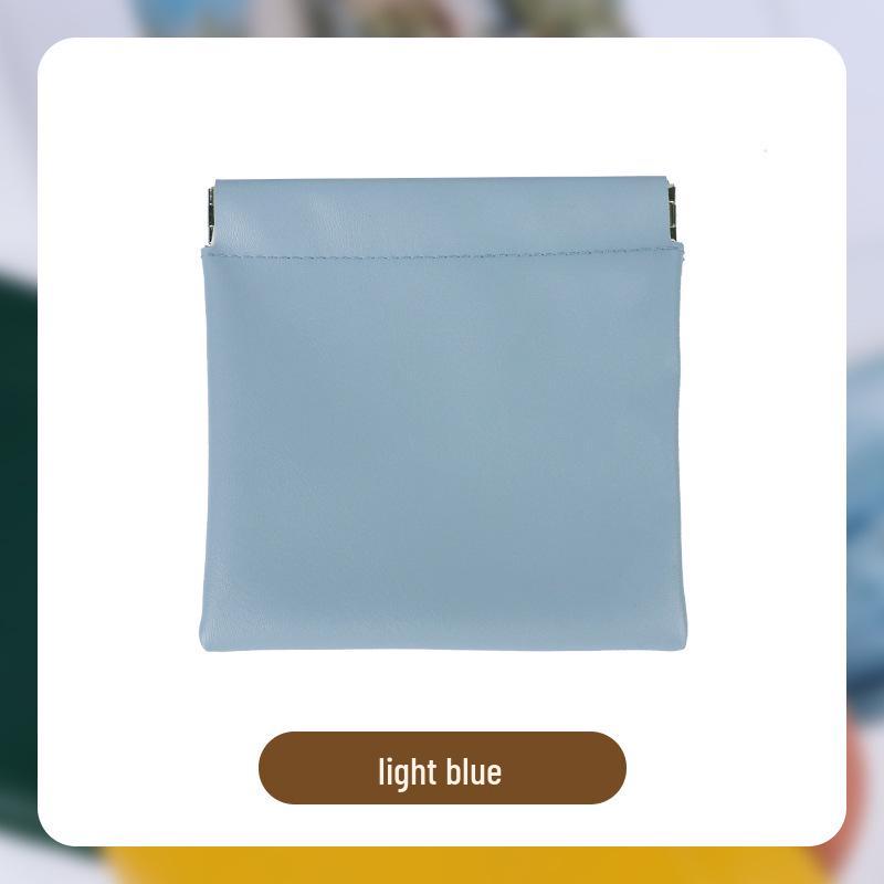 Waterproof PU Leather Makeup Bag with Automatic Snap Closure