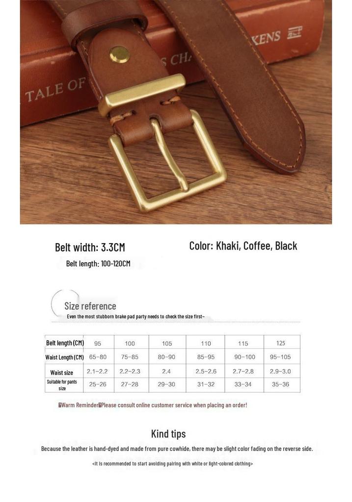 Women's Black Genuine Leather Belt with Classic Square Buckle – Versatile for Jeans and Trousers