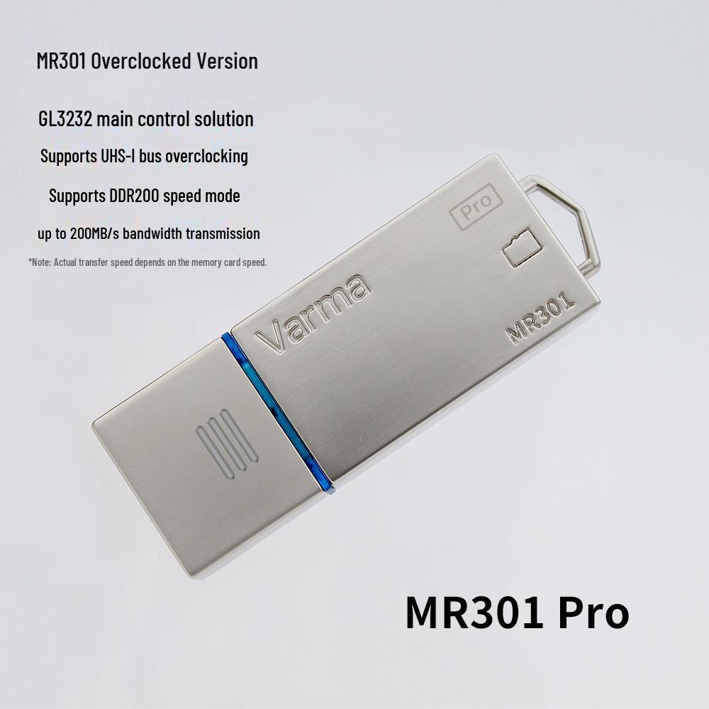 

Huama MR301PRO Overclocked TF Card Reader with Hidden microSD Slot & Write Protection Switch