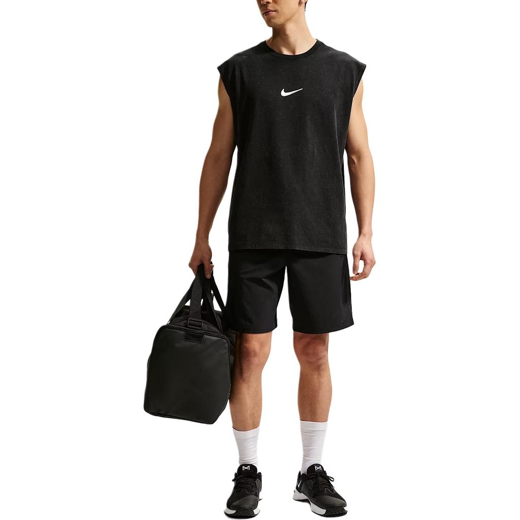 Nike Tank Tops Men's Black Crew Neck Moderate Sleeveless IH1976-010