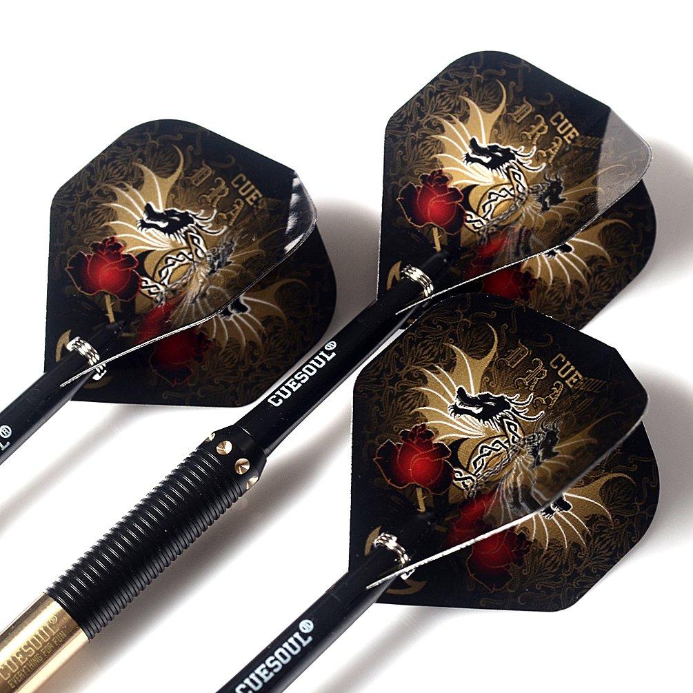 Cuesoul Dragon Deluxe Brass Steel Tip Darts Set 21g F2303-L