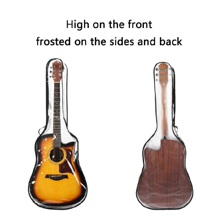 Dustproof Guitar Case Cover with Double Zipper Acoustic Guitars Bag Protector for 40/41inch Guitar Musical Instrument
