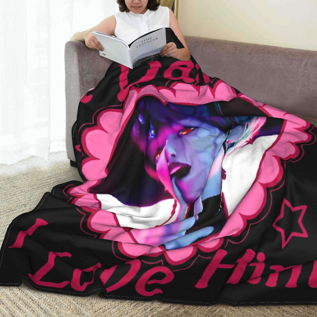 Saja Boys But Daddy I Love Him Kpop Demon Hunters Blanket Multiple Sizes Warm Cozy Fluffy  Throw Blankets for Couch Sofa and Bed
