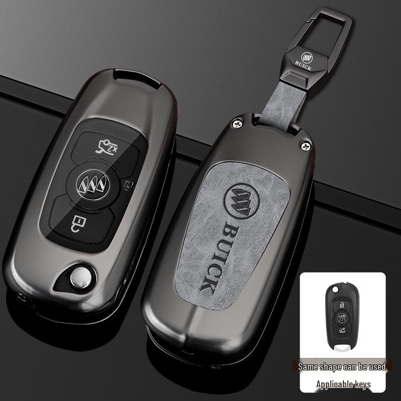 Smart Key Case Shell with Buckle for Buick Verano 15-19 Models - Unisex