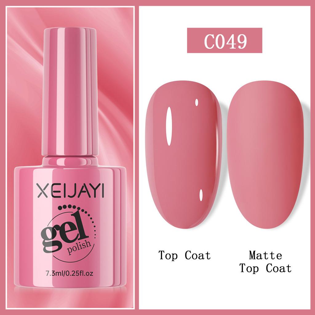 Popular Color Cherry Red True Red Solid Color Series Whitening Long-lasting Nail Polish Glue Phototherapy