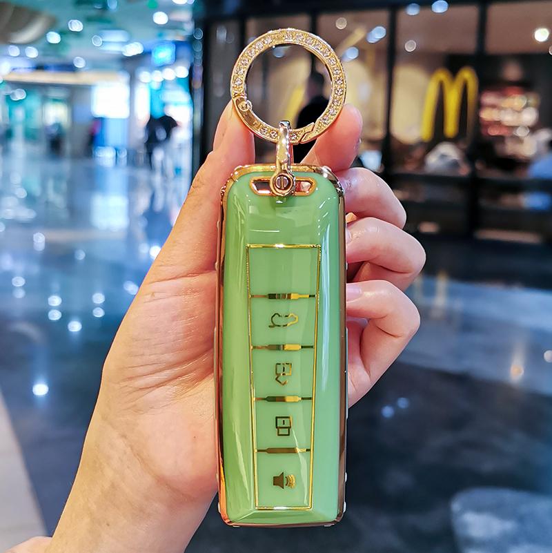 New TPU Car Key Case Cover Protect Shell Bag For Great Wall GWM WEY Coffee01 Coffee02 WEY-X WEY-S WEY-GT VV7 GT Auto Accessories