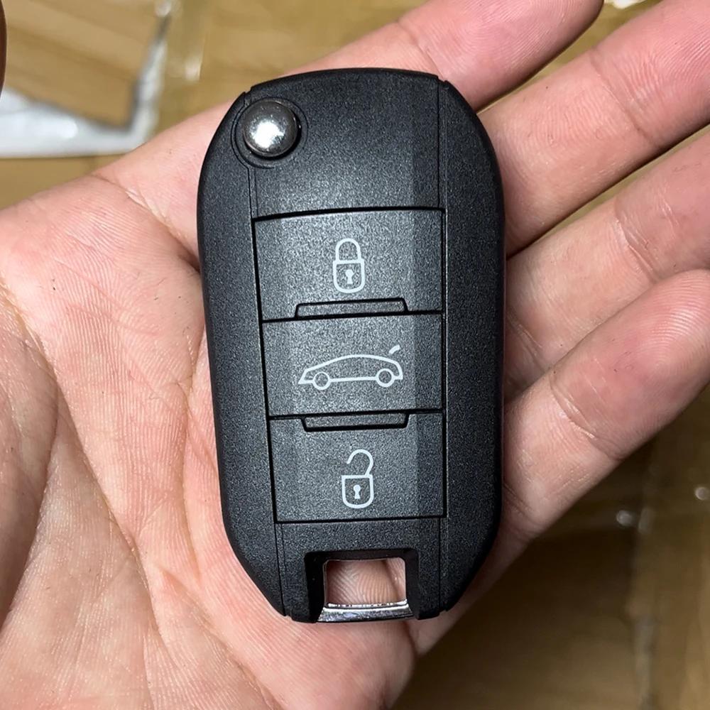 Superkey Headlight Middle Remote Key Shell Case For Peugeot 208 2008 301 308 508 5008 Rcz For Citroen C-Elysee C4-Cactus