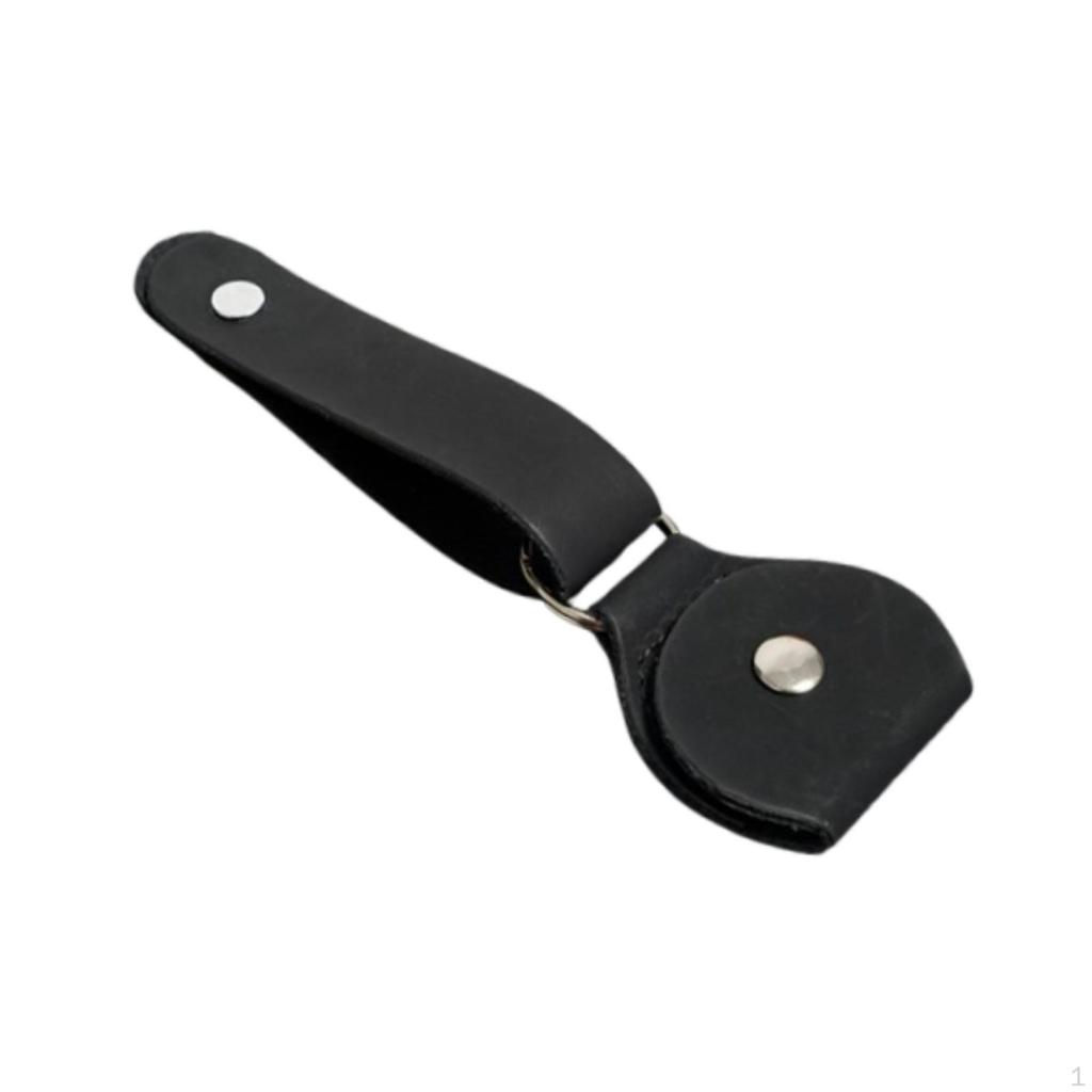 Gitarhodestokkstropp med plekterholder Solid lås for elektriske gitarer