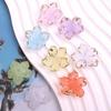 27mm Korean Gold Rim Frosted Five-Petal Flower Loose Beads for DIY Bracelet, Necklace, and Phone Strap Accessories.