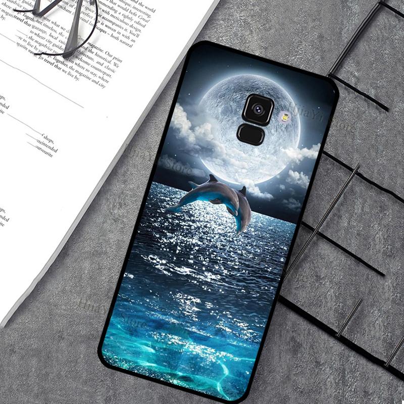 Ocean Dolphin Phone Case For Samsung J7 J5 J3 J1 2016 A3 A5 2017 J4 J6 Plus J8 A7 A8 A9 2018 Case Cover