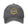 Unisex Viktor Tsoi - Sun Kino Band  Printed Hats Classic Distressed Denim  Baseball Cap Adjustable