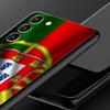 Portugal Phone Case For Samsung Galaxy S26 Ultra S25 Plus S24 FE S23 S22 5G S21 S20 Cover Black Soft