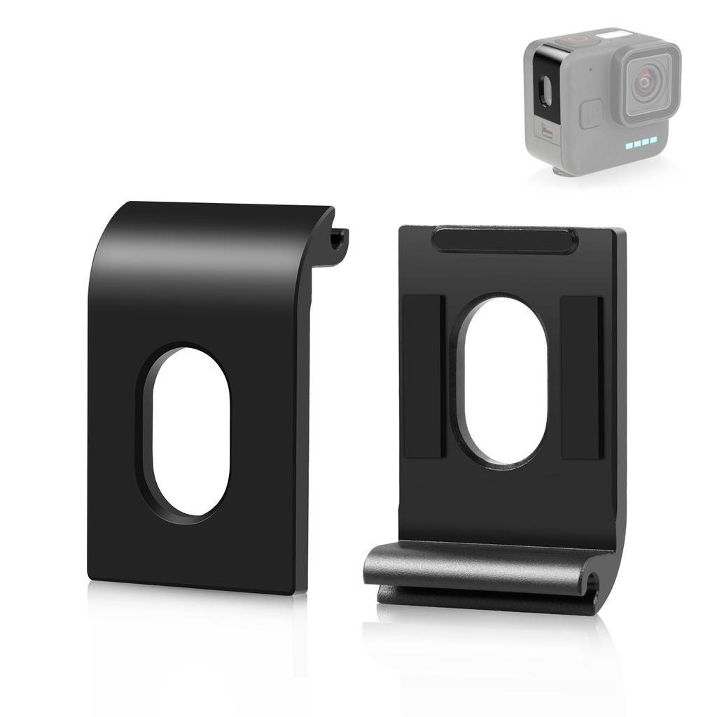 PULUZ Metal Battery Cover Replacement for GoPro Hero 11 Black Mini Removeable Battery Lid Side Door