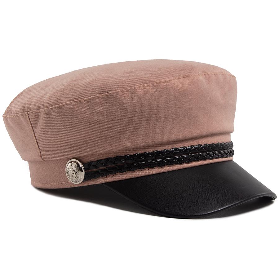 Damen Schiebermütze PU Leder Schirm Baskenmütze Weicher Stoff Herbst Sommer Schirmmütze Für Damen Luxus Mode Zeitungsjungenmützen Damen Mädchen